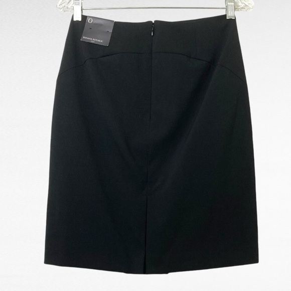Banana Republic Black Mini Skirt Clueless Preppy  School Girl  Y2K Women’s 0 - Picture 5 of 11